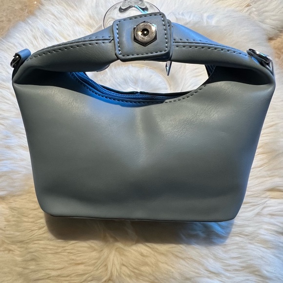 Honey Blue Snap Top Handle Bag - Picture 4 of 12